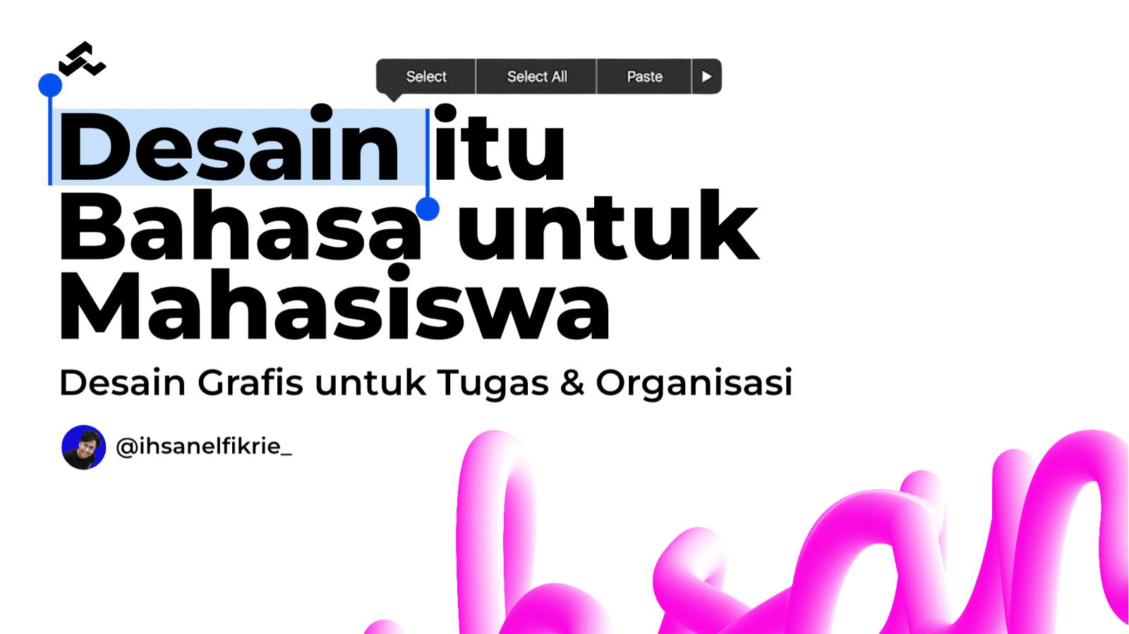 Cover - Desain itu Bahasa untuk Mahasiswa