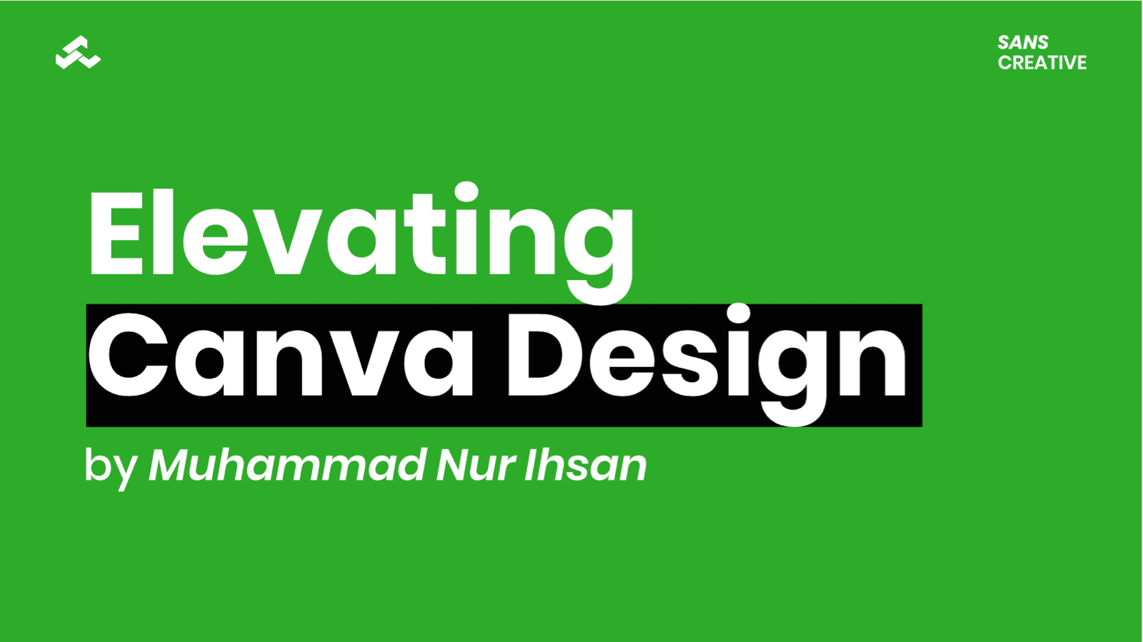 Cover - Elevating Canva Design