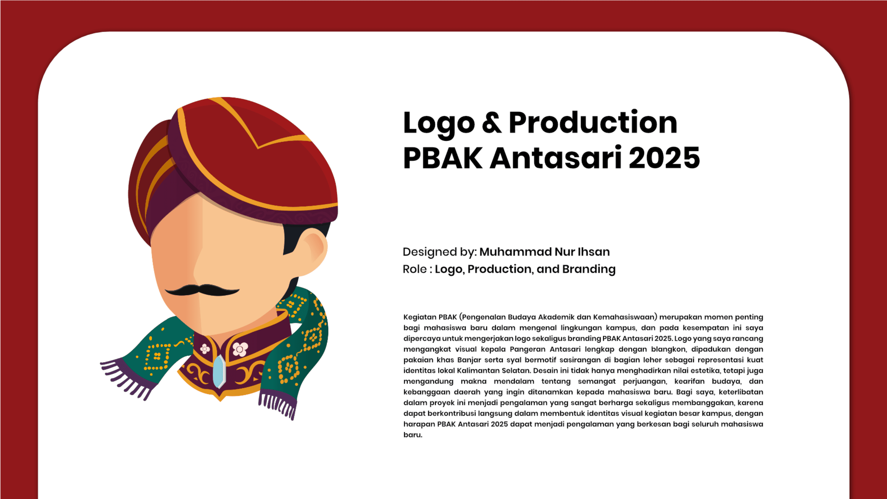 Logo & Production PBAK Antasari 2025