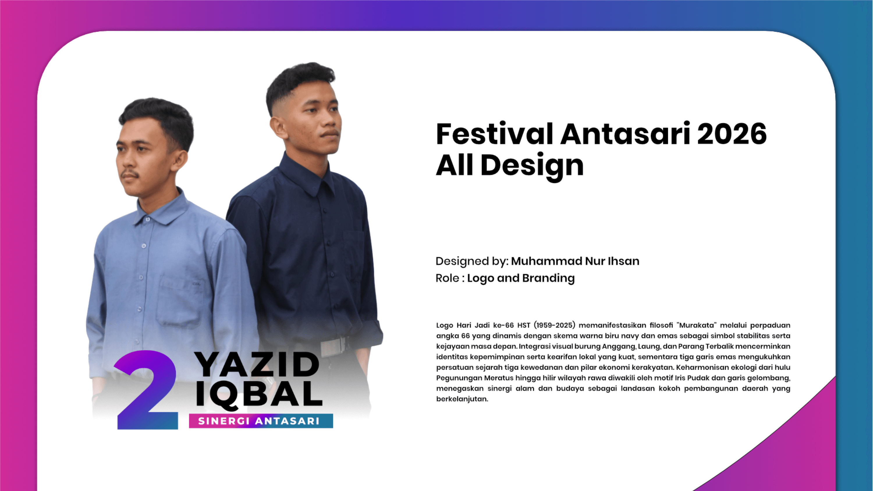 Festival Antasari 2026 & All Design Overview