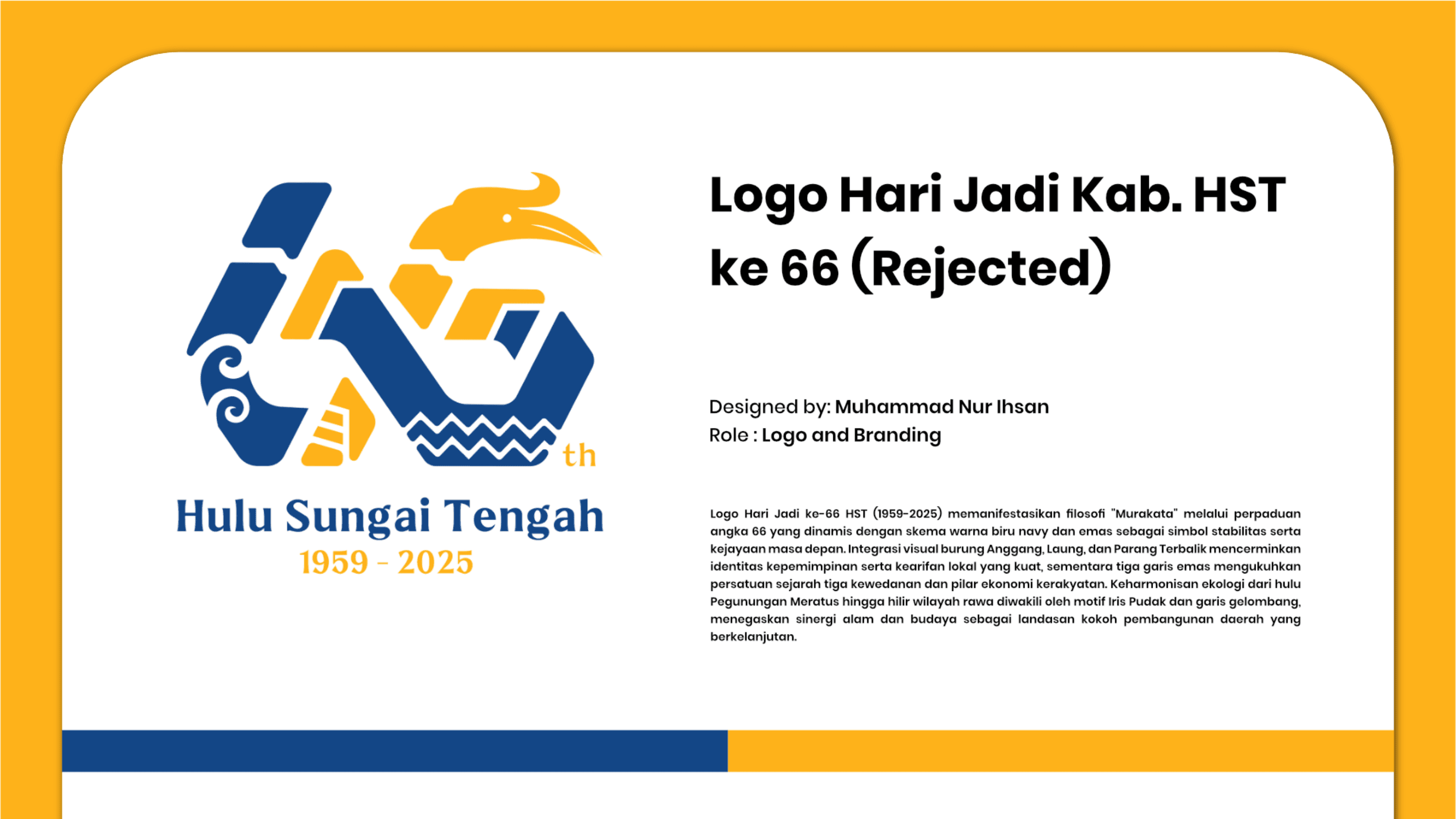 Logo Hari Jadi Kab. HST ke 66 (Rejected)