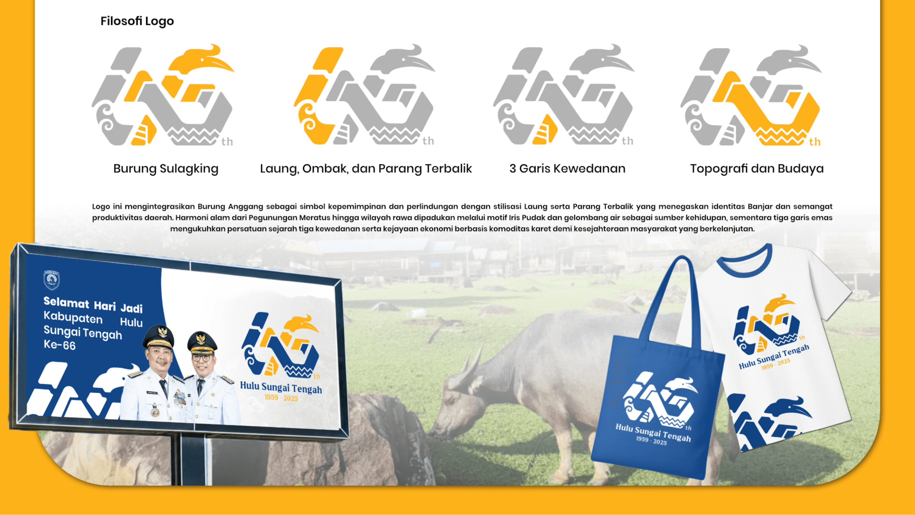 Filosofi Logo & Production Mockup HST ke 66